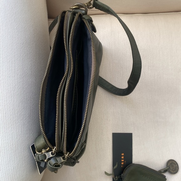 Wanderers Olive Green Crossbody Bag - Picture 2 of 3